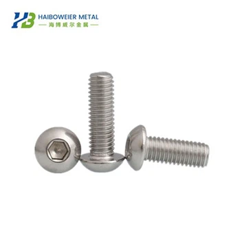 Titāna skrūves ar sešstūra ligzdas galvu